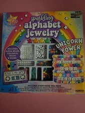 New Just My Style Sparkling Alphabet Jewelry kit. ages 6+. Free shipping. 