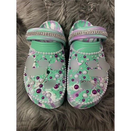 custom platform crocs