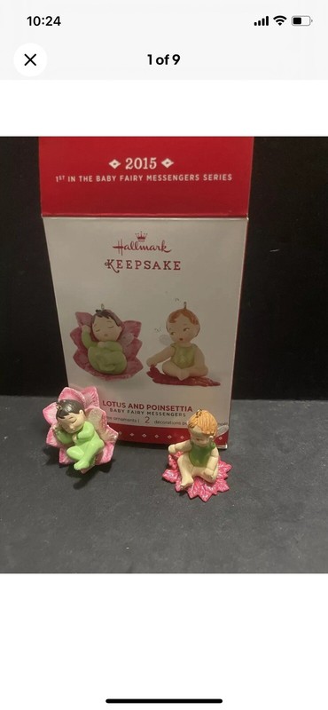 Hallmark Keepsake 2015 Lotus and Poinsettia Christmas Tree Ornament
