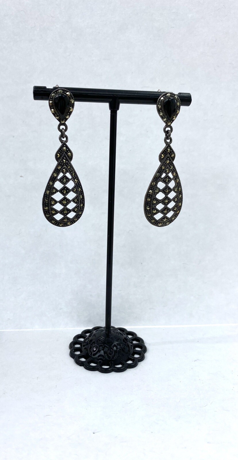 Sterling Silver 925 Solid Classic  Hook Dangle Ea… - image 4