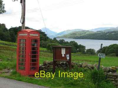 Foto 6x4 Telefonzelle, Ardtalnaig Ein malerischer Ort mit Blick auf Loch Tay c2011