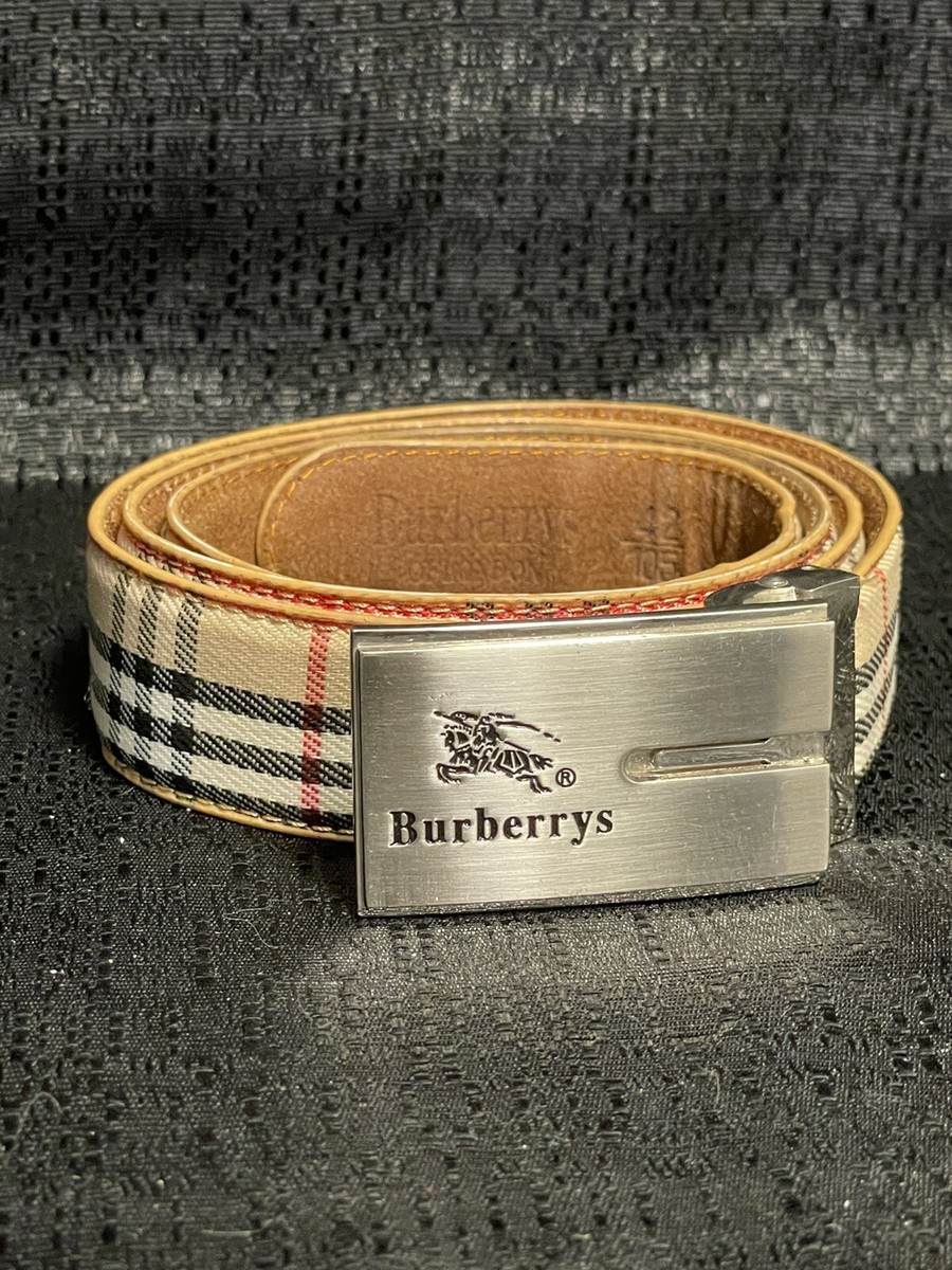 小物 90's BURBERRYS brown leather Belt Leather belt Burberry Brown size M International in Leather