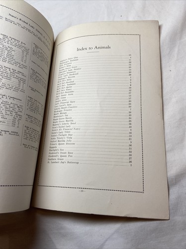 1923 Auction Sale Summit Farm Jersey Cattle Cow Booklet Muskogee OK Oklahoma - Picture 20 of 20