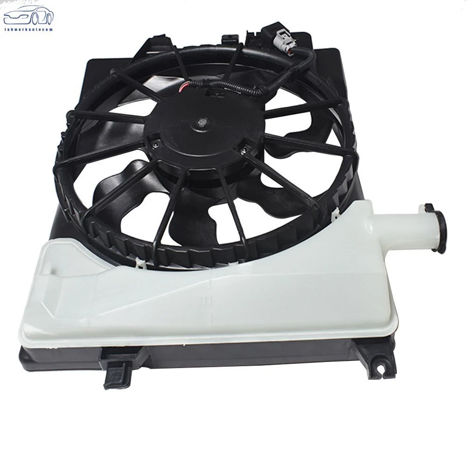 Radiator Cooling Fan Assembly 615343705392 For 2014-2016 Hyundai Elantra Hybird - Imagem 3 de 4