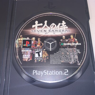 Seven Samurai 20XX (Sony PlayStation 2, 2004) DIsk Only TESTED And