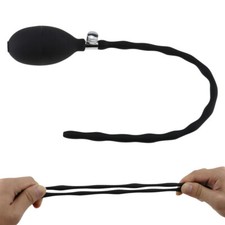 Silicone Inflatable Urethral Sounding Penis Plug Stretcher Dilator Body Enhancer