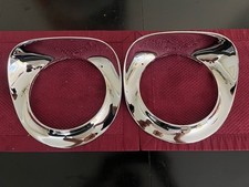 1955 1956 1957 Chevy Gmc Truck Headlight Bezels New Chrome Original Gm Cameo