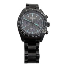 Seiko Prospex Black Series 'Night Speedtimer' Solar Chronograph Watch (PO)