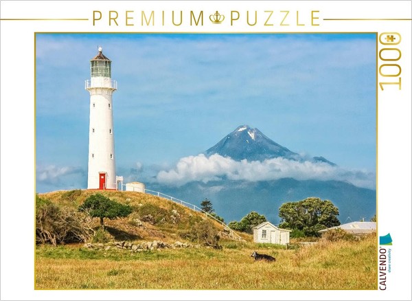 Calvendo Puzzle Leuchtturm Am Mount Taranaki | 1000 Teile Lege-GrößE 64X48Cm Fot-image