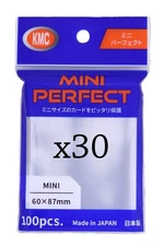 30x KMC Mini Perfect Fit / Size Sleeves - 3000 Count - Yugioh Vanguard - 60x87mm