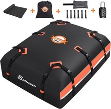 Sailnovo Dachbox Faltbar 595L Dachtasche Auto Wasserdicht 1000D PVC + Matte #21