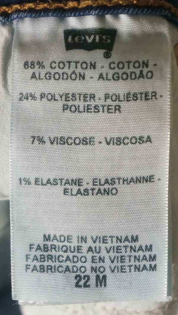 XB15414 ***LEVI'S*** PERFECLY SHAPING 512 STRAIGHT LEG WOMENS JEANS sz22 MEDIUM thumbnail 5