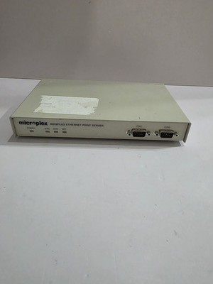 MICROPLEX M202PLUS ETHERNET PRINT SERVER 97-215-100 *PZF*