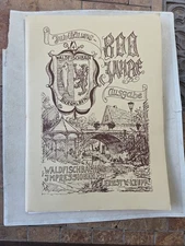 Ernst W. Krupp Waldfischbacher Impressionen 800 Years 1982 Art Book Prints -RARE