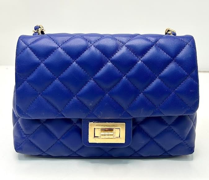 Giuliana Black Label Diamond‑quilted Leather Crossbody Bag