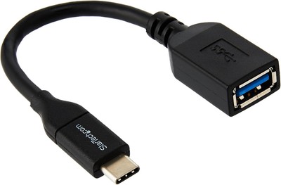 StarTech.com USB-C auf USB-A Adapter (USB 3.1) Schwarz