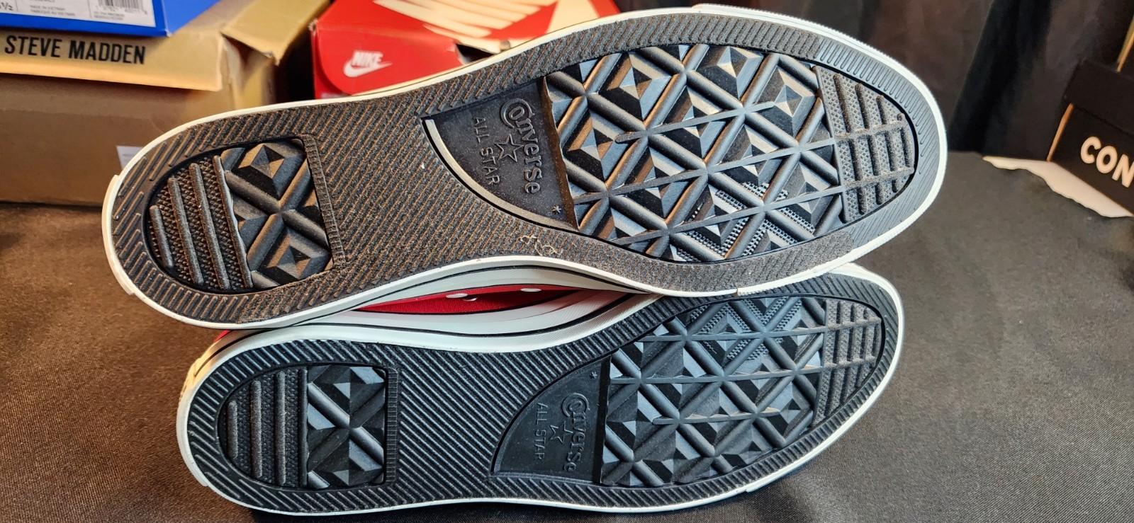 Converse Chuck Taylor's A06008F University Red Mens Size 12 High Top Shoes thumbnail 6