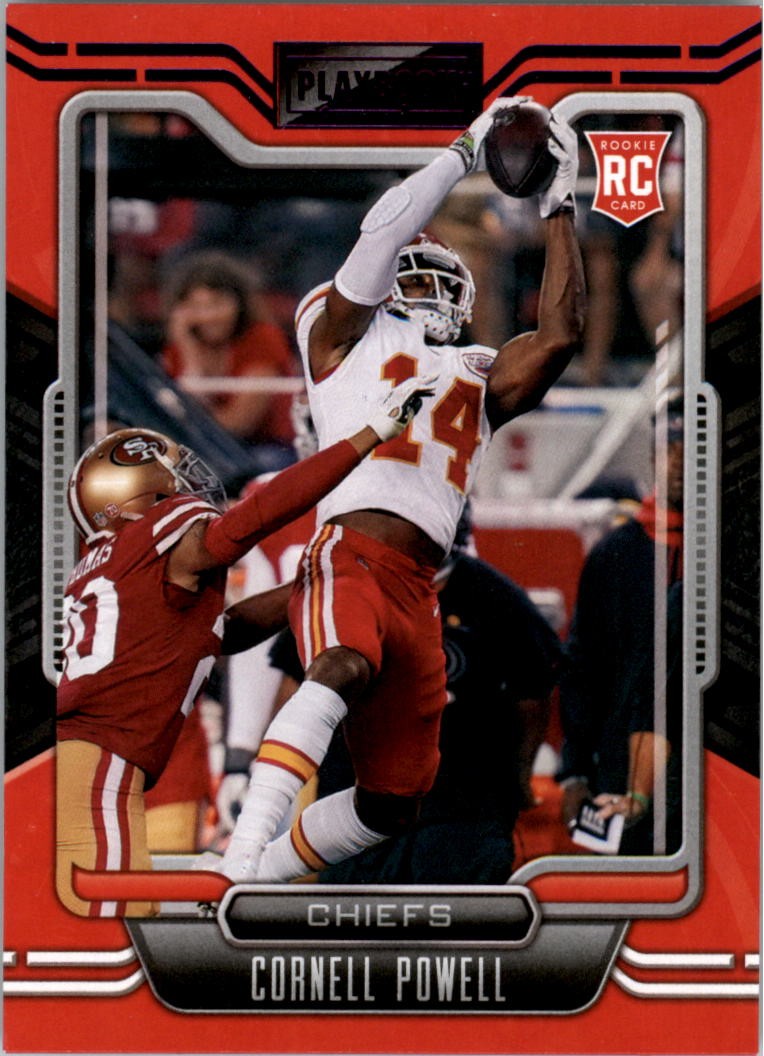 2021 Panini Playbook Purple #142 Cornell Powell - FB