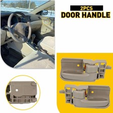 2x Rearfront Leftright Interior Door Handle For 2003-2008 Toyota Corolla Beige