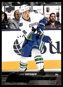 2015-16 Upper Deck Young Guns Jake Virtanen Rookie Vancouver Canucks #457