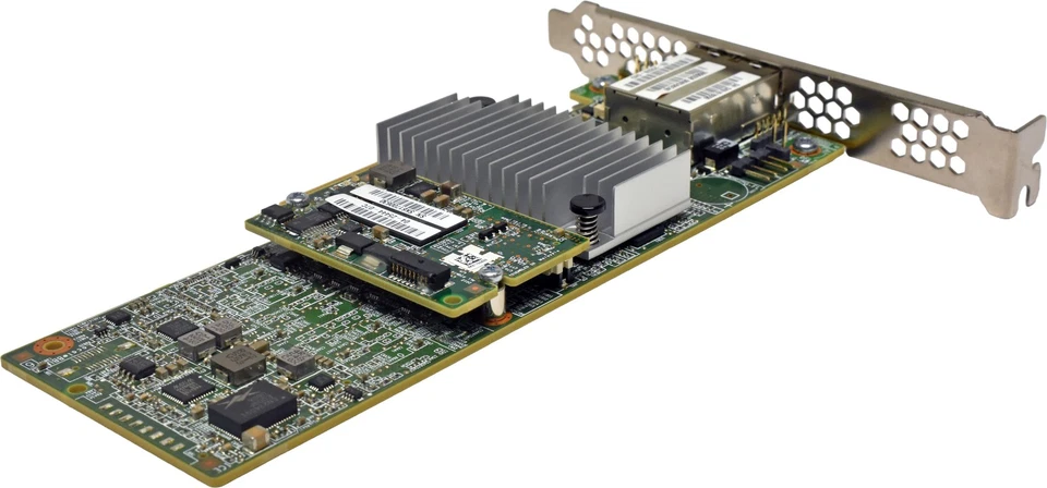 IBM 00AE939 LSI MR SAS 9380-8e 12Gb PCIe x8 RAID Controller +Cache FP - Bild 2 von 4