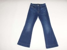 Lucky Brand Women's Stevie High Rise Flare Jeans Size 12 / 31 Ankle Blue Stretch