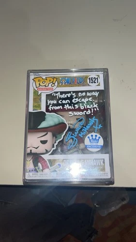 Funko Pop! One Piece Dracule Mihawk #1521 Signed Quoted,certified,painting
