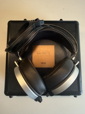STAX SR-007S Omega II Electrostatic Earspeakers - Boxed, One Owner, Under 80 Hrs