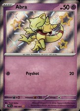 Abra Holo Shiny Rare SV: Paldean Fates 148/091 NM on eBay