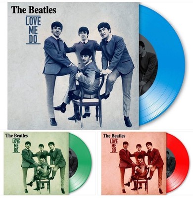 The Beatles Love Me Do/PS I Love You  3 X 7  bundle Very limited. EXCLUSIVE