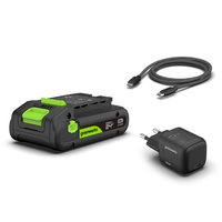 Greenworks 24V Akku-Starterset 2Ah + 30W USB-C LadegeräT | Powerall | Ersatzakku