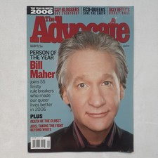 The Advocate Bill Maher Gay Bloggers Perez Hilton Andy Towle Seth Abramovitch