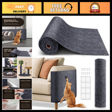 Trimmable Self-Adhesive Cat Scratch Furniture Protector Mat - DIY Climb Scratche