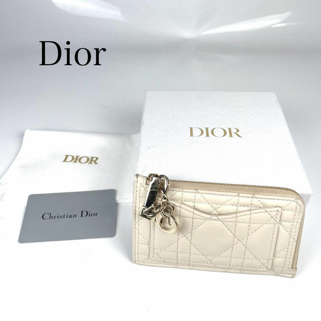 Dior Cannage Card Case in Excellent Condition Style 009
