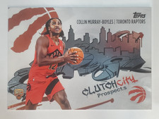 2025-26 Topps Clutch City Prospects #CC9 Collin Murray-Boyles ~ Toronto Raptors