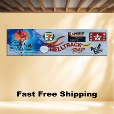 RAD BMX 2X8 BANNER FLAG HELLTRACK RAD RACING