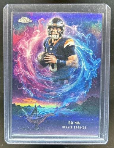 2025 Topps Chrome Bo Nix Base (RAW)