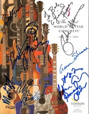 World Guitar Congress 04 Magazine Autographed by 9 Havens Friedman+