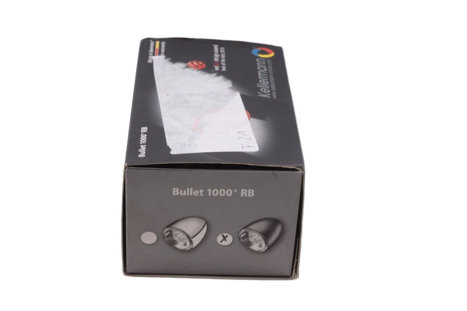 Feu arrière LED Bullet 1000 RB teinté noir universel Harley Davidson universell - Photo 1/4