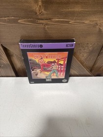 China Warrior (TurboGrafx-16, 1989) CIB w/Manual/Rare Box/Foam VF-NM Tested!!