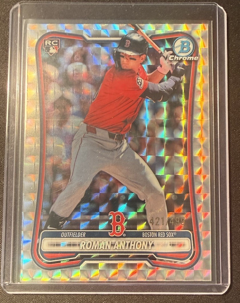 ROMAN ANTHONY 2026 BOWMAN CHROME BASEBALL GEOMETRIC ROOKIE RC /499 #43