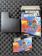 Mission: Impossible Nintendo NES Box and Manual Only