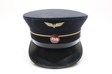 Rhätische Bahn RhB Zugführer Uniform Mütze Hut Gr 56 selten Zimmermann Bern N127