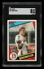 1984 Topps Set-Break # 63 John Elway SGC 8 NM MT