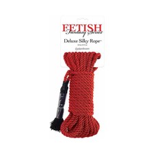 Cotton Bondage Rope 32 ft Red Soft Silky Restraint for Shibari