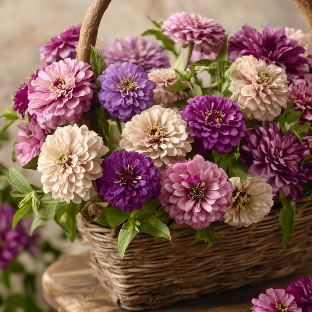 ジーゼニア 100ml Blueberry Cheesecake Zinnia 100 Seed Mix | Zinnia elegans