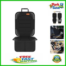 Universal Car Seat Protector - Extra-Thick Padding with 2 Mesh Storage Pockets