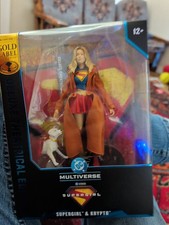 McFarlane Supergirl & Krypto Deluxe Figure DC Multiverse Gold Label Theatrical