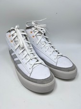 ADIDAS ZNSORED HI SHOES IE9416 SIZE 11 PREMIUM LEATHER WHITE SKATEBOARDING