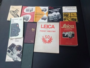 Vintage Lot of 11 Leica Leitz Pocket Books Price Catalog Guide 